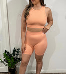 Joselin  2 Piece Set-Coral