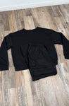 Crewneck Cargo Set -Black